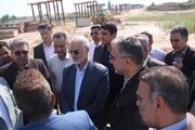 بازدید استاندار خوزستان از پروژه احداث پل عنافچه شهرستان باوی