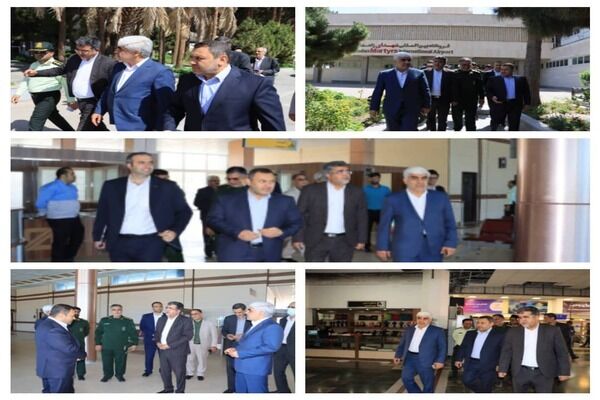 بازدید معاونین وزارت راه و شهرسازی از فرودگاه زاهدان بازدید فرودگاه زاهدان