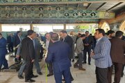 گزارش تصویری بازدید مردانیان مشاور وزیر از گلزار شهدای کرمانشاه