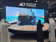 حضور و سخنرانی مهرداد بذرپاش وزیر راه و شهرسازی در افتتاحیه نشست ریلی غرب آسیا و بازدید از نمایشگاه ریلی ابوظبی، 1402