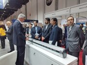 حضور و سخنرانی مهرداد بذرپاش وزیر راه و شهرسازی در افتتاحیه نشست ریلی غرب آسیا و بازدید از نمایشگاه ریلی ابوظبی، 1402