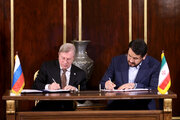 ببینید | مراسم امضای توافق نامه احداث خط آهن رشت _ آستارا