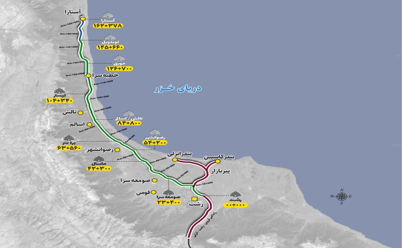 رشت_ آستارا؛ تبلور دیپلماسی حملونقل در دولت سیزدهم