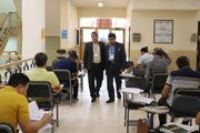 بازدید از برگزاری آزمون ورود به حرفه مهندسان در شاهرود