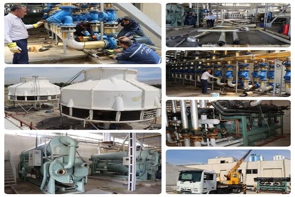 تجهیز سیستم سرمایش ترمینالهای فرودگاه شیراز فرودگاه شیراز