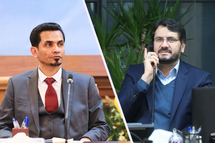 Iran, Iraq transport ministers followed up 'Shalamcheh-Basra Railway' تلفن