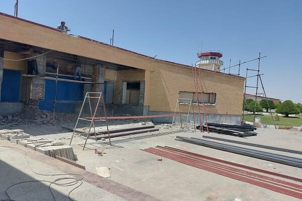 طرح توسعه و زیباسازی نمای ترمینال فرودگاه سبزوار آغاز شد سبزوار