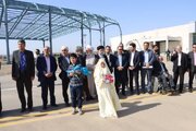 ببینید | افتتاح فرودگاه شهدای گناباد با حضور رییس مجلس و وزیر راه و شهرسازی