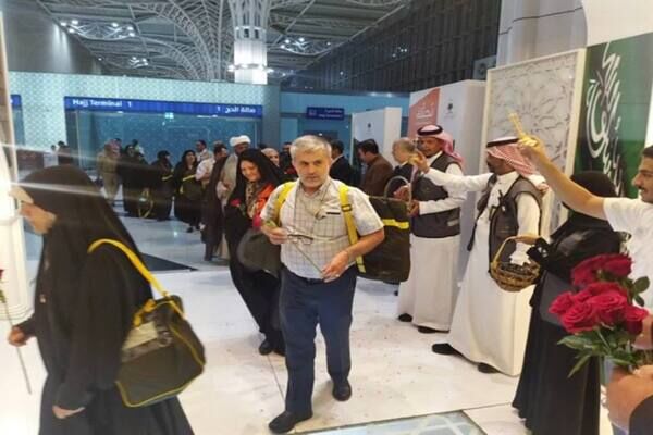 ورود اولین گروه از زائران ایرانی حج تمتع به مدینه حج