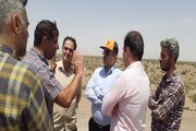 بازدید امیر عمیدی مدیر کل راه و شهرسازی شرق استان سمنان (شاهرود)از پروژه محور پل ابریشم