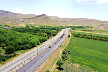 استان کرمانشاه روکش آسفالت، نقطه پر حادثه همت آباد