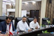 ببینید| برگزاری جلسه کارگروه مرز به منظور ارا‌‌ئه خدمات بهتر در پایانه مرزی ریمدان در جنوب سیستان و بلوچستان