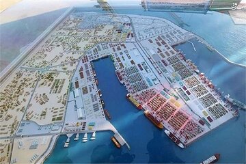 a new port in Oman Sea