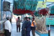 ببینید|حضور معاون وزیر و رئیس سازمان راهداری و حمل و نقل جاده ای در یادمان شهدای هویزه در استان خوزستان و تجدید میثاق با آرمان شهیدان