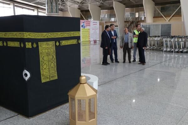 بازدید نماینده سازمان هواپیمایی کشوری در امور حج از خدمات فرودگاه اصفهان به زائران
