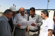 بازدید از پروژه های نهضت ملی مسکن زنجان