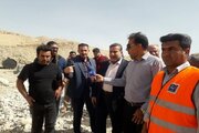 بازدید معاون وزیر راه و رییس سازمان راهداری از مرز مهران