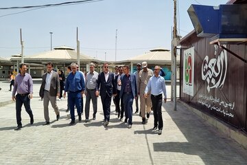 بازدید معاون وزیر راه از مرز مهران