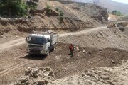 گزارش تصویری اداره بحران راه و شهرسازی البرز از روند پاکسازی محور کرج-چالوس 1