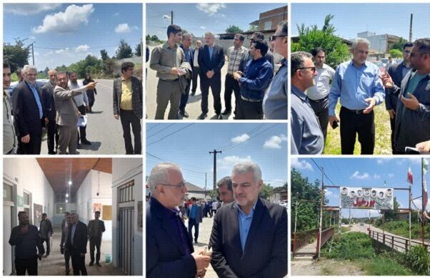 بررسی میدانی مشکلات ۴ روستای سوادکوه شمالی توسط مدیرکل راه و شهرسازی مازندران  سفر  شهرستانی