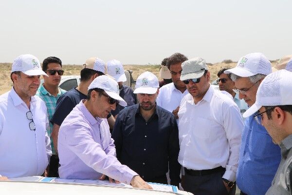 آمادهسازی اراضی ۳۵۰ هکتاری برای احداث شهر جدید تیس بازدید