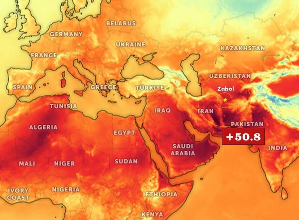 ثبت گرم‌ترین شهر کره زمین در ایران 