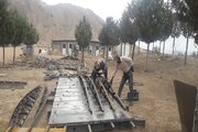 گزارش تصویری ادامه پروژه محور تقاطع غیر همسطح مجن در شرق استان سمنان(شاهرود)