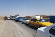 «مانور مدیریت بحران با فرضیه انسداد جاده بعلت وقوع زلزله» در حوزه استحفاظی اداره راهداری و حمل و نقل جادهای شهرستان خمین