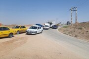 «مانور مدیریت بحران با فرضیه انسداد جاده بعلت وقوع زلزله» در حوزه استحفاظی اداره راهداری و حمل و نقل جادهای شهرستان خمین