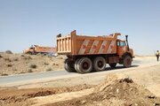 «مانور مدیریت بحران با فرضیه انسداد جاده بعلت وقوع زلزله» در حوزه استحفاظی اداره راهداری و حمل و نقل جادهای شهرستان خمین