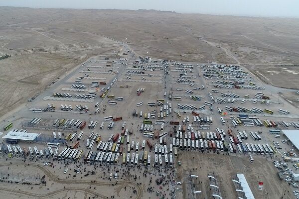 آمادگی سازمان راهداری و حمل و نقل جادهای برای استقبال از زائران اربعین حسینی در پایانه برکت  پایانه برکت