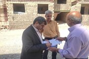 بازدید میدانی امیر عمیدی مدیرکل راه و شهرسازی شرق استان سمنان(شاهرود) از روند اجرای پروژه های ساخت مسکن.مهندس عمیدی