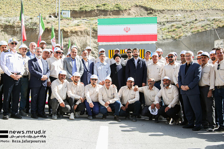 مسیر رفت منطقه ۲ آزادراه تهران-شمال افتتاح شد ببینید | آئین افتتاح مسیر رفت منطقه 2 آزاد راه تهران _ شمال