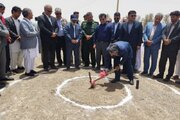 ببینید| گلنگ زنی تقاطع غیر هم سطح محورهای زابل- زهک و محمدآباد- میلک در شمال سیستان و بلوچستان