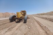  ادامه عملیات پروژه قطعه 1 محور شاهرود-طرود در شرق استان سمنان(شاهرود)