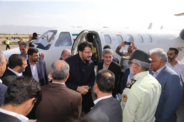 وزیر راه و شهرسازی وارد شیراز شد وزیر شیراز