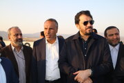 بازدید وزیر راه از ازادراه شیراز - اصفهان