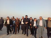 بازدید وزیر راه از ازادراه شیراز - اصفهان