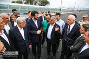 ببینید| دیدار معاون نخست وزیر آذربایجان و وزیر راه و شهرسازی کشورمان در نقطه صفر مرزی آستارا
