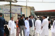 ببینید| بازدید مدیرکل راهداری و حمل و نقل جاده ای جنوب سیستان و بلوچستان از پایانه مرزی ریمدان