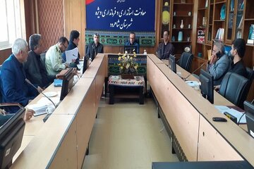 جلسه گشت مشترک جهت بازدیداز مشاورین املاک در شرق استان سمنان(شاهرود)