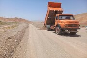 ببینید| ادامه عملیات  پروژه محور شاهرود-طرود در شرق استان سمنان(شاهرود)