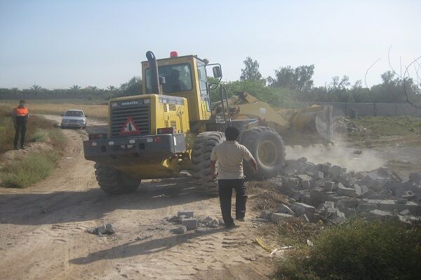 ساخت و سازهای غیرمجاز در حریم راه های استان بوشهر