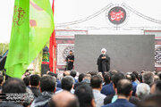 ببینید| تشییع پیکر شهید گمنام از مقابل ساختمان وزارت راه و شهرسازی