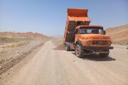 ببینید| ادامه عملیات پروژه قطعه ۱ محور شاهرود-طرود در شرق استان سمنان(شاهرود)