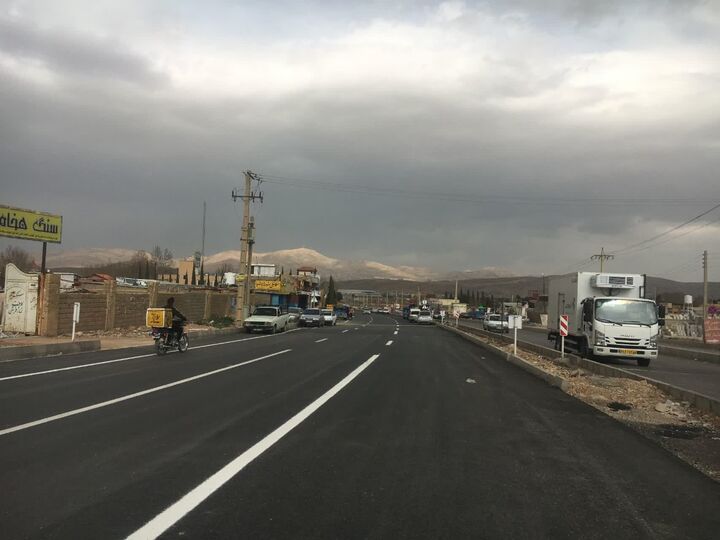 جاده صدرا به شیراز با منابع داخلی شرکت عمران شهرهای جدید تعریض و ایمن‌سازی شد