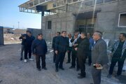 بازدید امانی رییس سازمان راهداری مرز مهران