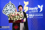 ببینید| تجلیل از خدمتگزاران حج 1402 با حضور وزیر راه و شهرسازی