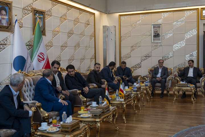 بدرقه وزرای اقتصاد و تجارت خارجی و ارتباطات و فناوری کشور سوریه سوریه فرودگاه امام بذپاش