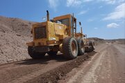 ببینید| ادامه عملیات تکمیل پروژه محور ارمیان در شرق استان سمنان(شاهرود)